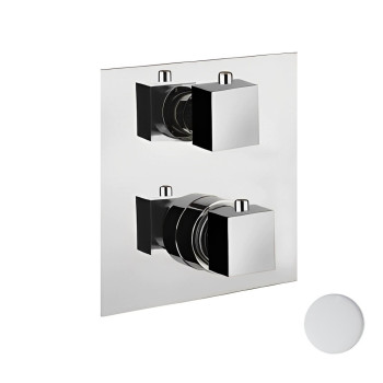 Смеситель для душа встраиваемый с термостатом Webert Pegaso PE970901740, белый