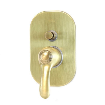 Смеситель для душа встраиваемый Webert Aurora AU860101065, бронза