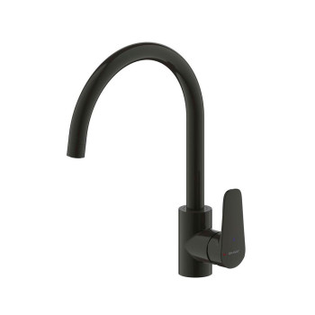 Смеситель для кухни Bravat Rhein F7429564BW-ENG, черный
