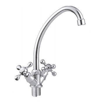 Смеситель для кухни Cron CN4008-2, хром