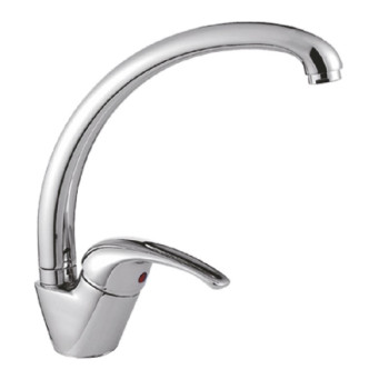 Смеситель для кухни Cron CN4129, хром