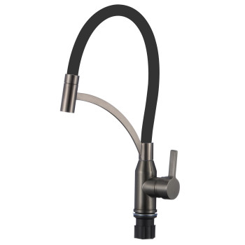 Смеситель для кухни Fmark FS8244Q-01, графит