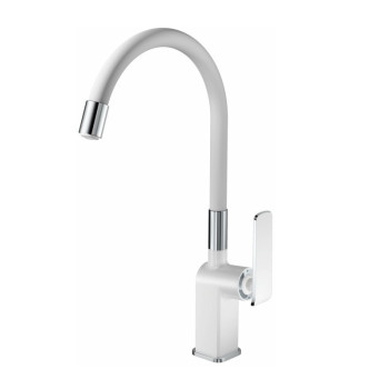 Смеситель для кухни Haiba HB73548-8, белый