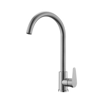 Смеситель для кухни OLISAN STEEL ST1007, сатин