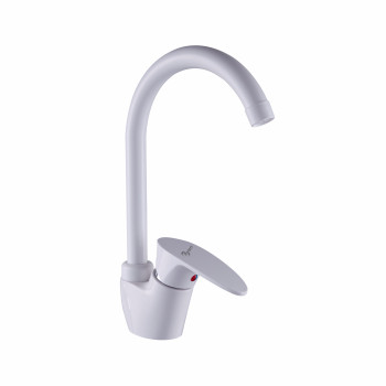 Смеситель для кухни Plstart PL4105-8, белый