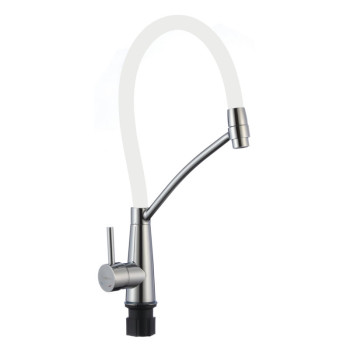 Смеситель для кухни с гибким изливом Fmark FS8255A-02, хром