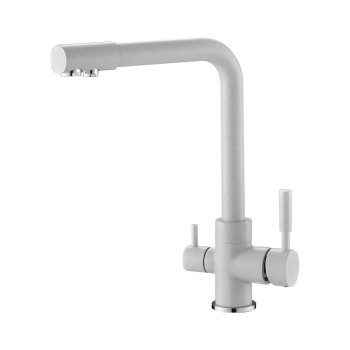 Смеситель для кухни с подключением к фильтру Savol S-L1801W, белый
