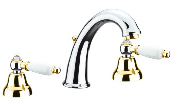Смеситель для раковины Fiore COLONIALE SKY (SWAROVSKI®) 03CO0628, хром/золото