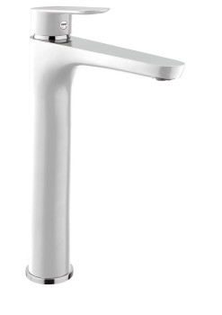 Смеситель для раковины Fiore KEVON CHIC 81WX8119, хром/белый