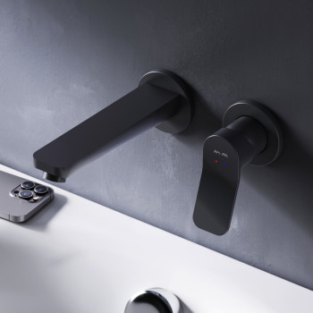 Смеситель для раковины, монтируемый в стену