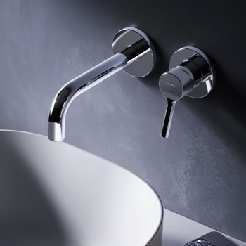 Смеситель для раковины, монтируемый в стену