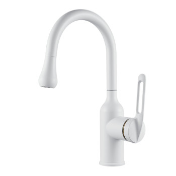 Смеситель для раковины Raffine F101C, белый