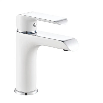 Смеситель для раковины Rose R21F R2101F, белый/хром