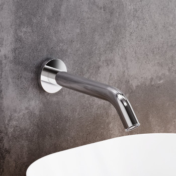 Смеситель для раковины сенсорный, монтируемый в стену