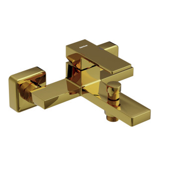 Смеситель для ванной и душа, золото