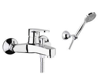 Смеситель для ванны Fiore KYMA 75CR6504, хром