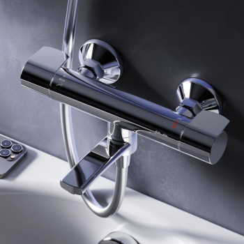 Смеситель для ванны и душа с термостатом