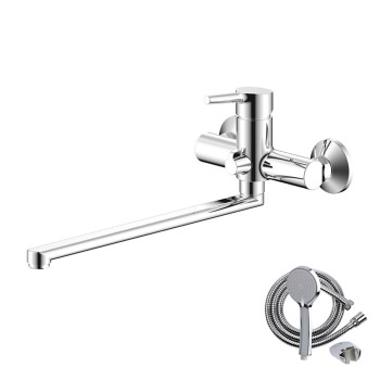 Смеситель для ванны Olive s ALBA 15221AL, хром