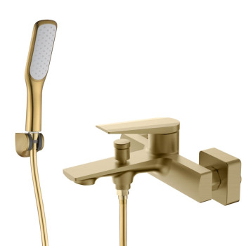 Смеситель для ванны Olive s VIAR 28201VRG, золотой сатин