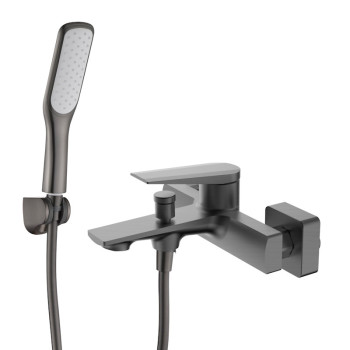 Смеситель для ванны Olive s VIAR 28201VRGM, оружейная сталь