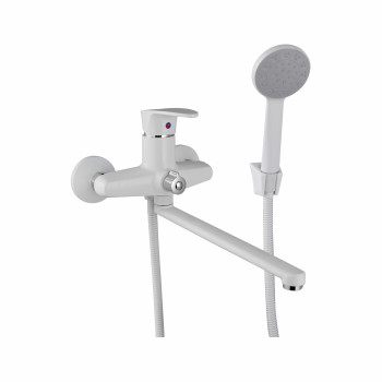 Смеситель для ванны PLstart PL2205-8, белый