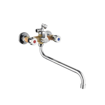 Смеситель для ванны PLstart PL2210-30, хром/мрамор