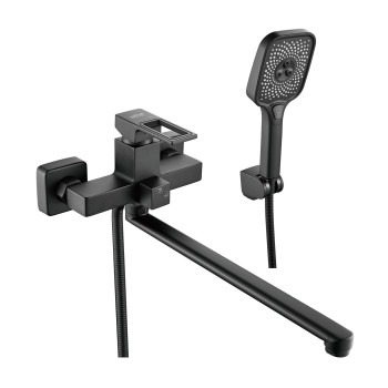 Смеситель для ванны Raffine F2296H, черный