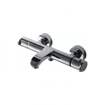 Смеситель для ванны с термостатом Bravat Waterfall F673114C-01A-RUS, хром
