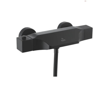 Смеситель для ванны с термостатом Rose R3702H, черный