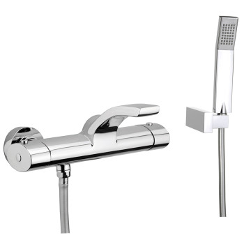 Смеситель для ванны с термостатом Webert Wolo WO980201015, хром