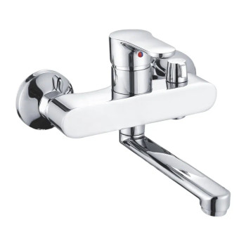 Смеситель для ванны Shevanik S5602, хром