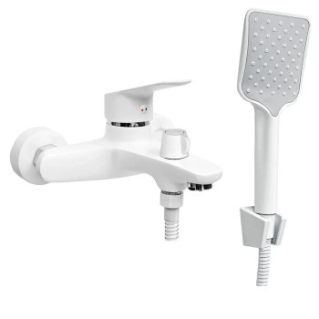 Смеситель для ванны Славен СЛ-ОД-Г3Б, белый