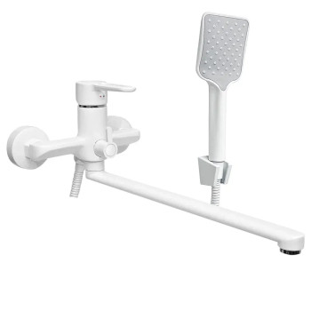 Смеситель для ванны Славен СЛ-ОД-Т3Б, белый