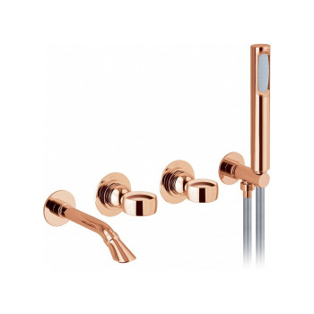 Смеситель для ванны Webert Opera OA860312980, розовое золото