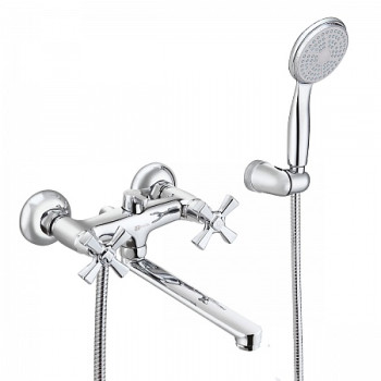 Смеситель Lemark Benefit LM2513C универсальный, с плоским изливом 200 мм, хром