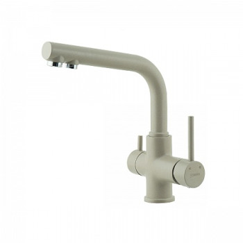 Смеситель Lemark Comfort LM3061PGR для кухни с подключением к фильтру питьевой воды, грей