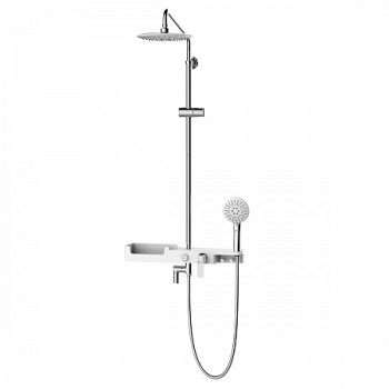 Смеситель Lemark Tropic LM7007C для ванны с верхней душ. лейкой "Тропический дождь"