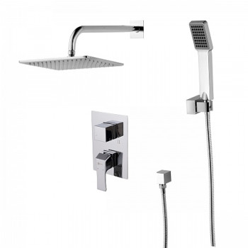 Смеситель Lemark Unit LM4529C для душа встраиваемый с доп. 1-функц. лейкой