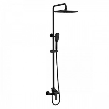 Смеситель Lemark Ursus LM7260BL для душа с верхней душ. лейкой "Тропический дождь" и 1-функц. лейкой