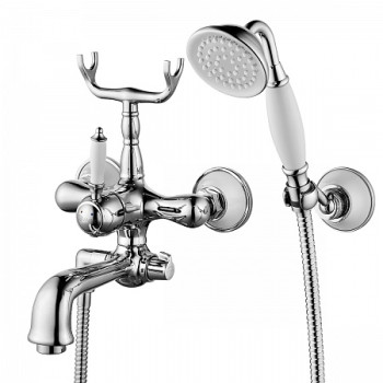 Смеситель Lemark Villa LM4812C для ванны с коротким изливом, хром