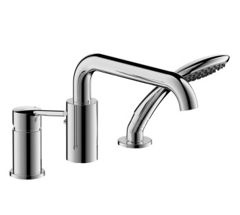 Смеситель на борт ванны Bravat Angel F5172217CP-1-RUS, хром