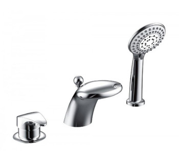 Смеситель на борт ванны Bravat Cobra F5140197CP-1-RUS, хром