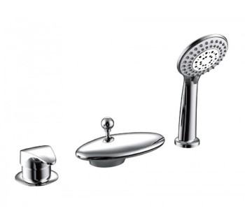 Смеситель на борт ванны Bravat Niagara F5140197CP-RUS, хром