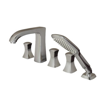 Смеситель на борт ванны Bravat Whirlpool F578112C, хром