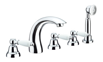 Смеситель на борт ванны Fiore COLONIALE 02CR0608, хром