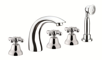 Смеситель на борт ванны Fiore MARGOT 26ZZ0608, бронза