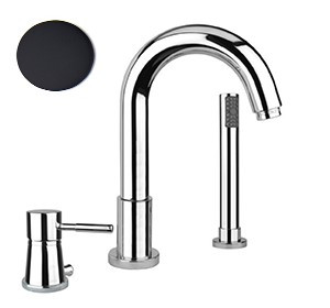 Смеситель на борт ванны Fiore XENON 44NN5155, черный