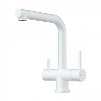 Смеситель OMOIKIRI Takamatsu-S-PW латунь/pure white