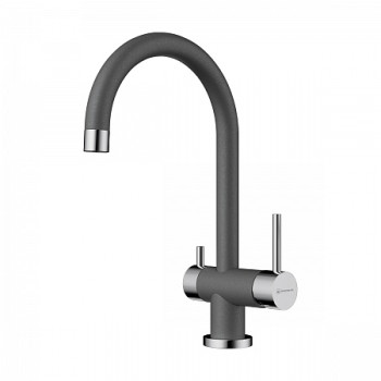 Смеситель Omoikiri Yamada-PL латунь/гранит/платина