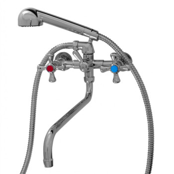 Смеситель в/д керамика, мах. хром "Крест" арт. СМ-В-Р-К 24 (Россия) эксц. РУС